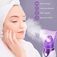 Facial Steamer For Face Nano Facial Mister Sprayer Set Face Steamer For Facial Deep Cleaning Portable Mini Face Steamer For Cl