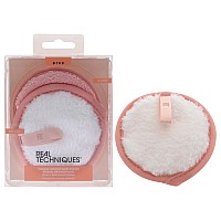 Real Techniques Reusable Makeup Remover Pads, Blue, 2 Count