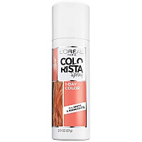 Loreal Paris Colorista 1Day Washable Temporary Hair Color Spray Coral Pink 2 Ounce