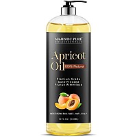 Majestic Pure Apricot Oil 100 Pure And Natural Coldpressed Apricot Kernel Oil Moisturizing For Skin Care Massage Hair C