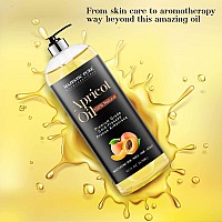 Majestic Pure Apricot Oil 100 Pure And Natural Coldpressed Apricot Kernel Oil Moisturizing For Skin Care Massage Hair C