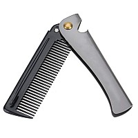 Folding Pocket Moustache Shaping Comb