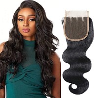 4X4 Transparent Hd Lace Closure Only Body Wave Hair Closure Invisible Lace Closure 12A Brazilian Virgin Remy Human Hair Lace Clo