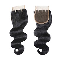 4X4 Transparent Hd Lace Closure Only Body Wave Hair Closure Invisible Lace Closure 12A Brazilian Virgin Remy Human Hair Lace Clo