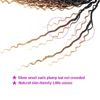 Aipin New Goddess Locs Crochet Hair 18 Inch River Locs Wavy Crochet With Curly Hair In Middle And Ends Braids Hair Extensions 8