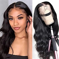 Annelbel 13X6 Wear And Go Glueless Body Wave Lace Front Wigs Human Hair Hd Transparent Lace Frontal Wigs Pre Plucked With Baby H