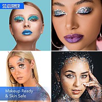 Neon Holographic Body Glitter I 12 Colors 1 Glitter Glue For Face Hair Nail Eye Glitter Eyeshadow Perfect For Halloween