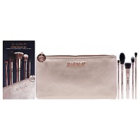 Sigma Beauty Rose Gold Brush Set - 5 Makeup Brushes & Bag