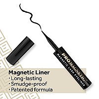 Eylure Promagnetic Eyeliner Lash Kit No 007 Natural Fiber Eyelashes Black