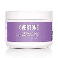 Overtone Haircare Color Depositing Conditioner 8 Oz Semi Permanent Hair Color With Shea Butter Coconut Oil Temporary Hair