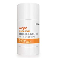 Carpe Clinical Strength Deodorant Antiperspirant Clinical Grade Solid Stick Combat Excessive Underarm Sweating Hyperhidr