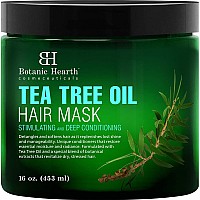 Botanic Hearth Tea Tree Hair Mask Deep Conditioner Moisturizes Protects Hair Scalp With Soy Protein Vitamin E Collage