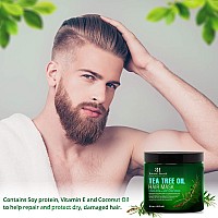 Botanic Hearth Tea Tree Hair Mask Deep Conditioner Moisturizes Protects Hair Scalp With Soy Protein Vitamin E Collage