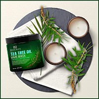 Botanic Hearth Tea Tree Hair Mask Deep Conditioner Moisturizes Protects Hair Scalp With Soy Protein Vitamin E Collage