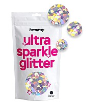 Hemway Ultra Sparkle Glitter 18 0125 3Mm Circle Sequins Round Glitter For Cosmetic Nail Body Face Arts Crafts Deco