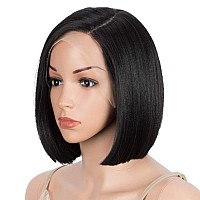 Dbut Lace Front Wigs For Black Women Bob Wigs For White Women Synthetic Hair 95 120G Natural Straight Swiss Lace Heat Resist