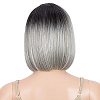 Dbut Lace Front Wigs For Black Women Bob Wigs For White Women Synthetic Wig 95 120G Natural Straight Swiss Lace Heat Resista