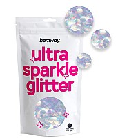 Hemway Ultra Sparkle Glitter 18 0125 3Mm Circle Sequins Round Glitter For Cosmetic Nail Body Face Arts Crafts Deco