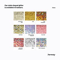 Hemway Ultra Sparkle Glitter 18 0125 3Mm Circle Sequins Round Glitter For Cosmetic Nail Body Face Arts Crafts Deco