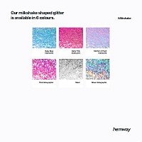 Hemway Ultra Sparkle Glitter 25 04 10Mm Milkshake Shaped Glitter For Decoration Scrapbook Arts Craft Design Nail C