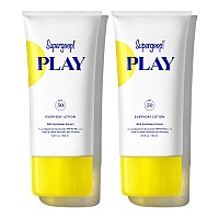 Supergoop Play Everyday Lotion Spf 5055 Fl Oz 2 Pack Broad Spectrum Body Face Sunscreen For Sensitive Skin Great For