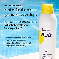 Supergoop! PLAY SPF 50 Antioxidant Body Mist w/Vitamin C, 3 fl oz - 2 Pack - Broad Spectrum Sunscreen Spray for Sensitive Skin - Great for Active Days