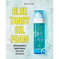 Maxclinic Kbeauty Blue Tansy Cleansing Oil To Foam Daily Face Wash Oil Based Cleanser To Foam Korean Oil Foaming Face Cle