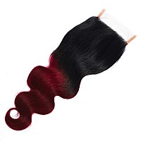 Kapelli Hair 10A Ombre Brazilian Human Hair With Closure 16 18 2014 Brazilian Human Hair 3 Bundles With Closure Brazilian