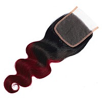 Kapelli Hair 10A Ombre Brazilian Human Hair With Closure 16 18 2014 Brazilian Human Hair 3 Bundles With Closure Brazilian