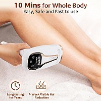 Hair Removal For Women And Man Hair Removal Upgrade To 999999 Permanent Flashes Facial Body Profesional Hair Remover Device