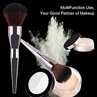 Foundation Brushdaubigny Super Large Powder Brush Flat Arched Premium Durable Kabuki Makeup Brush Perfect For Blending Liquidc