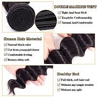 12A Loose Wave Bundles Human Hair 24 26 28 300G 100 Unprocessed Brazilian Virgin Hair Loose Deep Wave Human Hair Weave Bundl