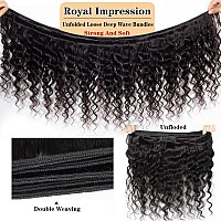 12A Loose Wave Bundles Human Hair 24 26 28 300G 100 Unprocessed Brazilian Virgin Hair Loose Deep Wave Human Hair Weave Bundl