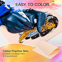 Blank Tattoo Skin Practice 12Pcs Double Sides 8X6 Tattooing Skins Microblading Eyebrow Practice Skin For Tattoo Suppliestatto