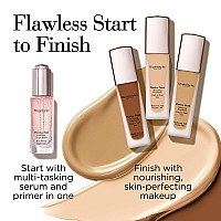 Elizabeth Arden Flawless Finish Skincaring Foundation With Hyaluronic Acid Vitamin C E 510N Tan To Deep Skin With Neutral U