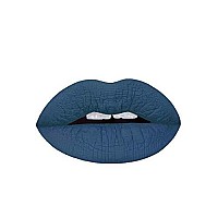 Aromi Dark Blue Matte Liquid Lipstick Navy Lip Color Vegan Crueltyfree Longlasting Waterproof Smudge Proof Blueberry