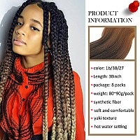 Ombre Prestretched Braiding Hair Silky Braid Hair Extensions Crochet Twist Hair Braids Yaki Texture Braiding Hair Pre Stretc