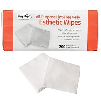 Forpro Professional Collection Allpurpose Lintfree 4Ply Esthetic Wipes For Salon And Spa Use Soft Strong And Durable Late