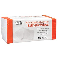 Forpro Professional Collection Allpurpose Lintfree 4Ply Esthetic Wipes For Salon And Spa Use Soft Strong And Durable Late