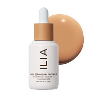 Ilia Super Serum Skin Tint Spf 40 Noncomedogenic Vegan Lightweight To Help Against Blue Light Pollution While Hydratin