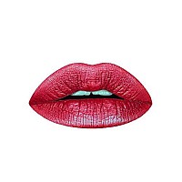 Aromi Dark Red Metallic Liquid Lipstick Ruby Maroon Lip Color With Shimmery Finish Vegan Crueltyfree Holiday Makeup Long