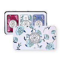 La Chatelaine Luxury Bar Soap Trio Gift Set Tin Winter White Made In France Natural And Organic Soap Bars Shea Butter Fo