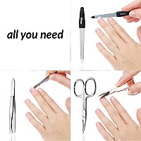 Marqus Manicure Set 3 Piece Set Including Scissors Nail File And Tweezers Perfect For Him Or Her At Home Or Travel Kit Ros