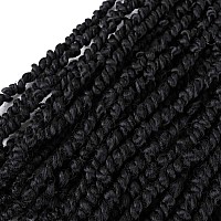 18 Inch Pretwisted Passion Twist Hair 6 Packs Passion Twist Crochet Hair Prelooped Synthetic Braiding Hair For Black Women 14