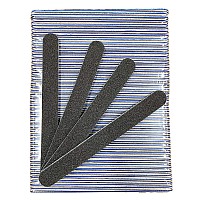 Prettyclaw 50Pc Nail File 8080 Grit Black Nail Files Blue Center Double Sided Black Emery Board For Nails Acrylic Nail File