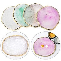 Jassins Resin Nail Art Palettenail Art Painting Mixed Color Palette Gold Edge Nail Gel Color Makeup Display Board Pink