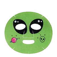 The Creme Shop Animal Sheet Mask Korean Hydrating Collagen Vitamin C Antiaging Pack Of 3 Alien