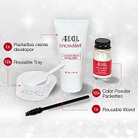 Ardell Brow Tint Dark Brown Longerlasting Semipermanent Brow Dye With Natural Extracts Complete Brow Tinting Kit 1 Pack