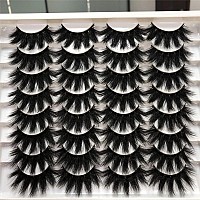 Alicrown Dramatic Eyelashes Fluffy Mixed False Lashes Lightweight Handmade Soft Volume 16 Pairs Faux Mink Lashes Pack