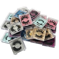 Mink Lashes Bulk Mikiwi 30 Pack High Grade Packaging 3D Mink Lashes Wholesale1020Mm Fluffy Long Wispy Eyelashes 6 Styles Rea